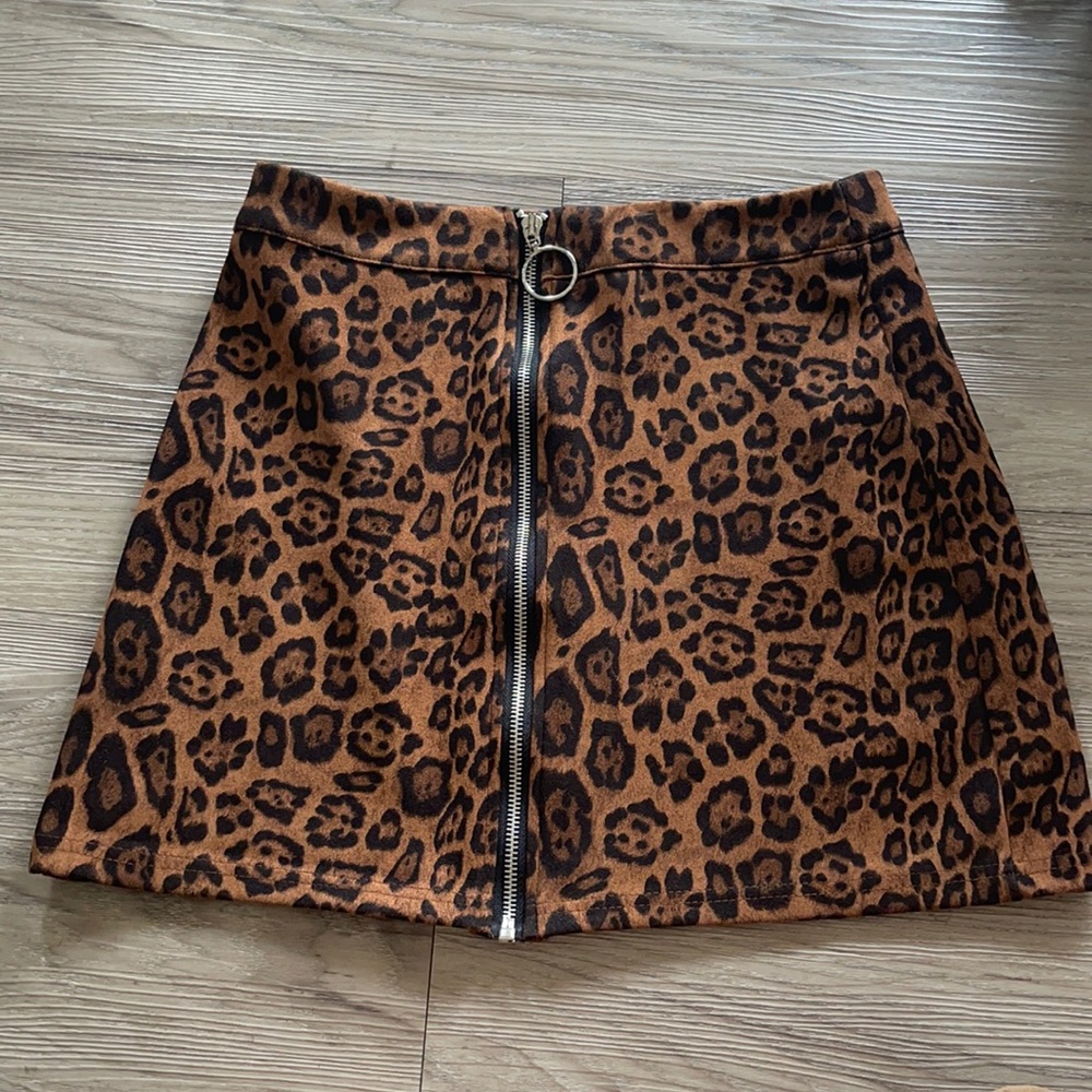 cheetah skirt